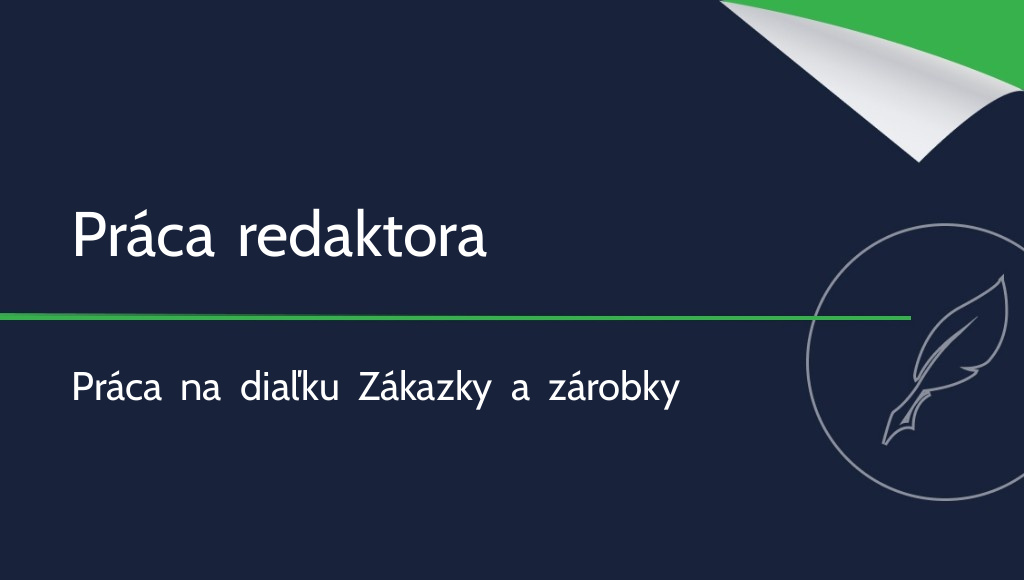 Redigovanie textov – oplatí sa táto práca?