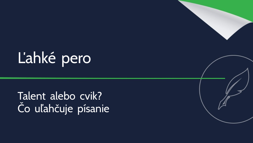 Existuje ľahké pero naozaj?