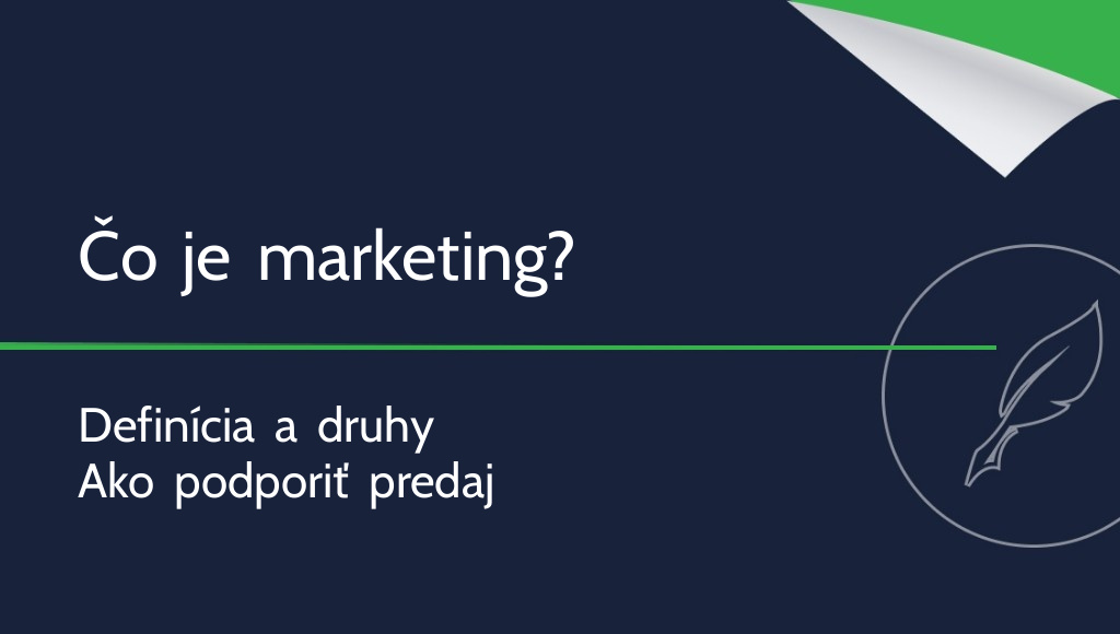 Čo je marketing? Definícia a druhy